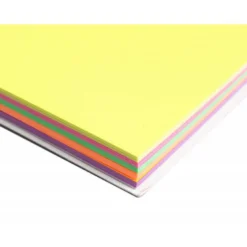 Bloc de notas magneticas quita y pon Q-Connect 70x100 mm 5 colores fluorescentes