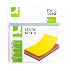 Bloc de notas magneticas quita y pon Q-Connect 70x100 mm 5 colores fluorescentes