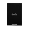 Bloc de notas perforado Rhodia Din A4 liso Negro
