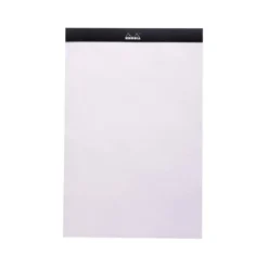 Bloc de notas perforado Rhodia Din A4 liso Negro