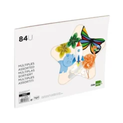 Bloc de trabajos manuales Liderpapel (cartulina - papel charol - papel seda - celofan)