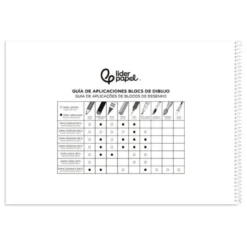BLOC DIBUJO LIDERPAPEL ARTISTICO URBAN ESPIRAL 230X325MM 20 HOJAS 130G/M2 SIN RECUADRO PERFORADO