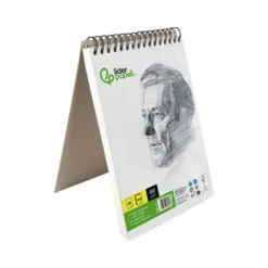 BLOC DIBUJO LIDERPAPEL ESBOZOS ESPIRAL DIN A6 105X148MM 100 HOJAS 90GR/M2 SIN RECUADRO