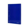 Bloc Din A4 espiral Microperforado Tapa azul Liderpapel 80 hojas