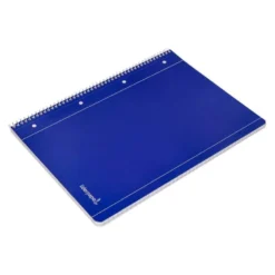 Bloc Din A4 espiral Microperforado Tapa azul Liderpapel 80 hojas