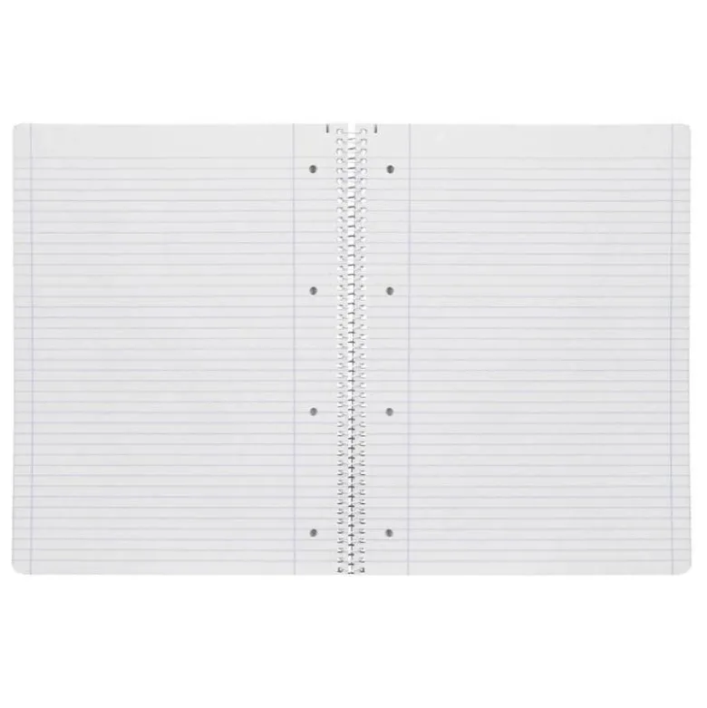 Bloc Din A4 espiral Microperforado Tapa azul Liderpapel 80 hojas