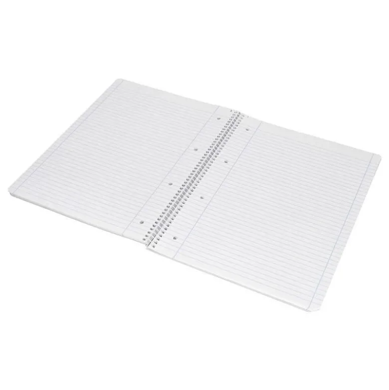 Bloc Din A4 espiral Microperforado Tapa azul Liderpapel 80 hojas