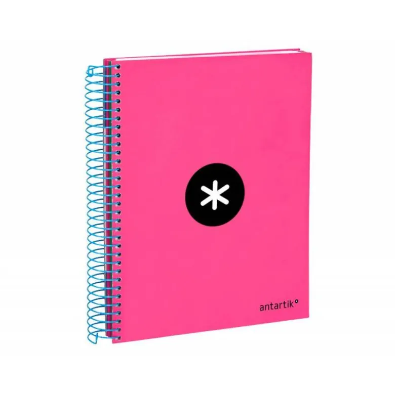 Bloc Espiral Liderpapel A5 serie Antartik rosa 120 hojas