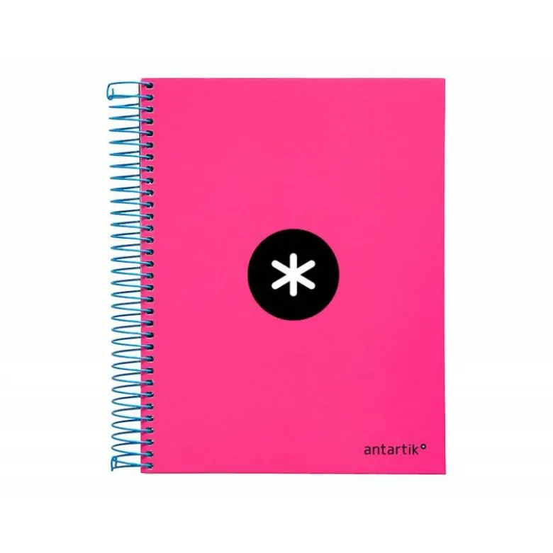 Bloc Espiral Liderpapel A5 serie Antartik rosa 120 hojas