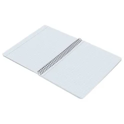 Bloc espiral marca liderpapel cuarto pautaguia tapa cartoncillo 40h80g cuadriculado pautado 2,5mmcon margen colores surtidos