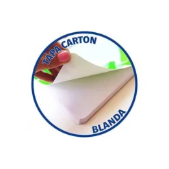 Bloc espiral Oxford cartoncillo folio con cuadricula 4mm 80 hojas