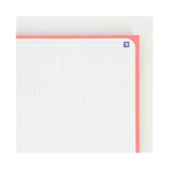 Bloc espiral Oxford Din A-4 extradura 80 hojas microperforado color rojo