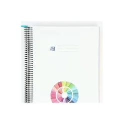 Bloc espiral Oxford Din A-4 extradura microperforado color verde 80 hojas