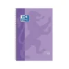 Bloc espiral Oxford Din A-4 extradura 80 hojas microperforado color lila