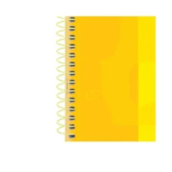 Bloc espiral Oxford Din A-4 extradura 80 hojas microperforado color amarillo