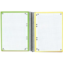 Bloc espiral Oxford Din A5 extradura microperforado 120 hojas color naranja