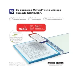 Bloc espiral Oxford Din A5 extradura microperforado 120 hojas color naranja