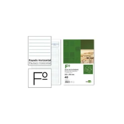Bloc examen Liderpapel rayado horizontal profesores