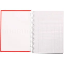 Bloc Liderpapel DIN A4 crafty cuadro 4mm 80 hojas con margen tapa forrada 90 gr color “no se puede elegir”
