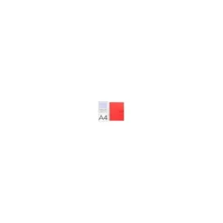 Bloc Liderpapel Din A4 crafy cuadrícula 4mm tapa forrada 90 gr 80 hojas color rojo
