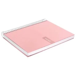 Bloc Liderpapel Din A4 crafy cuadrícula 4mm tapa forrada 90 gr 80 hojas rosa