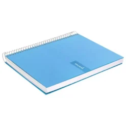 Bloc Liderpapel Din A4 crafy cuadrícula 4mm tapa forrada 90 gr 80 hojas color azul