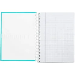 Bloc Liderpapel Din A4 crafycuadrícula 4mm 80 hojas tapa forrada 90 gr color azul