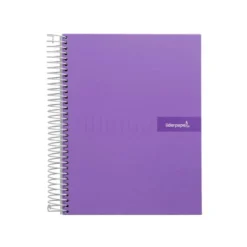 Bloc Liderpapel Din A4 crafy cuadrícula 4mm tapa forrada 90 gr 80 hojas color morado