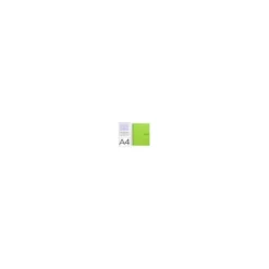 Bloc Liderpapel Din A4 micro crafty cuadrícula 5mm 5 bandas 4 taladros tapa forrada 90 gr 120 hojas color verde