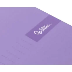 Bloc Liderpapel Din A4 micro crafty cuadrícula 5mm 5 bandas 4 taladros tapa forrada 90 gr 120 hojas morado.