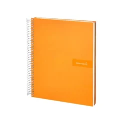 Bloc liderpapel Din A5 micro crafty cuadrícula 5mm 120 hojas tapa forrada 90 gr color naranja