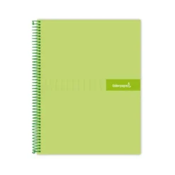 Bloc liderpapel Din A5 micro crafty cuadrícula 5mm 120 hojas tapa forrada 90 gr color verde