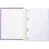 Bloc liderpapel Din A5 micro crafty cuadrícula 5mm 120 hojas tapa forrada 90 gr color violeta