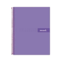Bloc liderpapel Din A5 micro crafty cuadrícula 5mm 120 hojas tapa forrada 90 gr color violeta