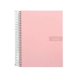 Bloc liderpapel Din A5 micro crafty cuadrícula 5mm 120 hojas tapa forrada 90 gr color rosa