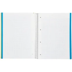 Bloc Liderpapel Din A4 micro jolly cuadrícula 5mm 5 bandas 4 taladros tapa forrada 75 gr 140 hojas color amarillo