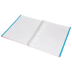 Bloc Liderpapel DIN A4 micro jolly 140 hojas cuadro 4mm 5 bandas 4 taladros tapa forrada 75 gr color “no se puede elegir”