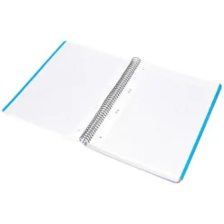 Bloc Liderpapel DIN A5 micro wonder crafty liso 5mm 120 hojas tapa plástico 90 g/m2 color violeta