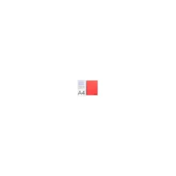 Bloc Liderpapel Din A4 micro wonder cuadrícula 5mm 5 bandas 4 taladros tapa polipropileno 90 gr 120 hojas color rojo