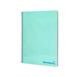 Bloc Liderpapel Din A4 wonder cuadrícula 4mm tapa polipropileno 90 gr 120 hojas color verde