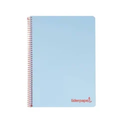 Bloc Liderpapel Din A4 wonder cuadrícula 4mm tapa polipropileno 90 gr color azul