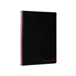 Bloc Liderpapel Din A4 wonder cuadrícula 4mm tapa polipropileno 90 gr color negro