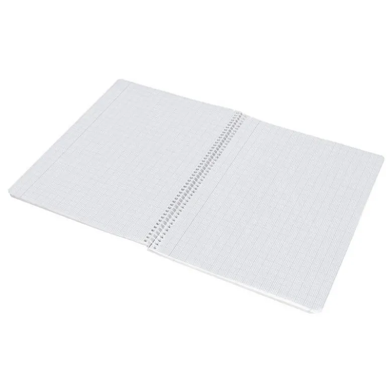 Bloc Liderpapel DIN A4 wonder 80 hojas milimetrado 2mm con margen tapa plástico 90 gr color “no se puede elegir”