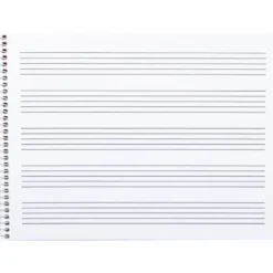 Bloc musica Liderpapel cuarto apaisado interlineado 4mm