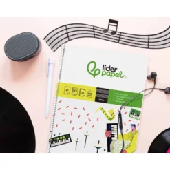 Bloc musica Liderpapel Folio vertical interlineado 3mm