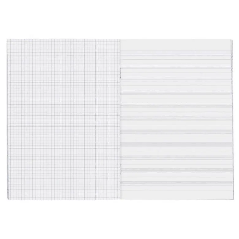 BLOC MUSICA Y CANTO LIDERPAPEL PENTAGRAMA INTERLINEADO 2 MM CUADRICULA 5MM DIN A4 24 HOJAS 100G/M2