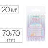 BLOC NOTAS ADHESIVAS IMAGINOVO MEOW 20 HOJAS VENTANA 70X70 MM