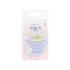 BLOC NOTAS ADHESIVAS IMAGINOVO MEOW 20 HOJAS FLORERO 70X70 MM