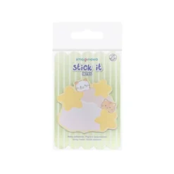 BLOC NOTAS ADHESIVAS IMAGINOVO MEOW 20 HOJAS NUBES 70X70 MM