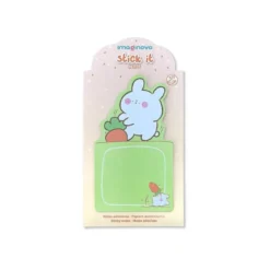 BLOC NOTAS ADHESIVAS IMAGINOVO BUNNY CON SOPORTE 20 HOJAS VERDE 60X125 MM